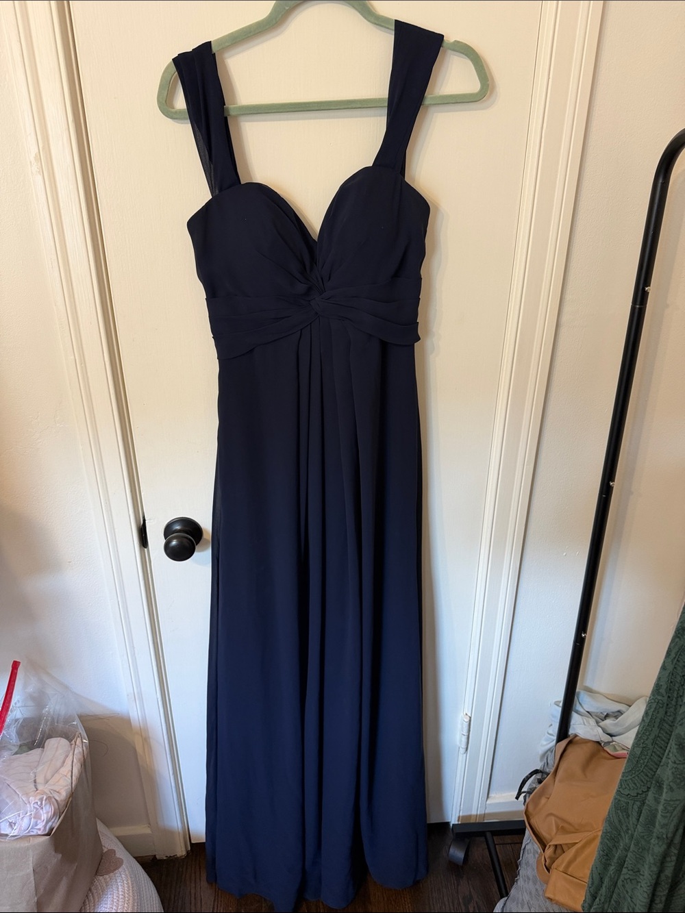 Dear Cleo size 6 Navy Blue Sleeveless Maxi Dress